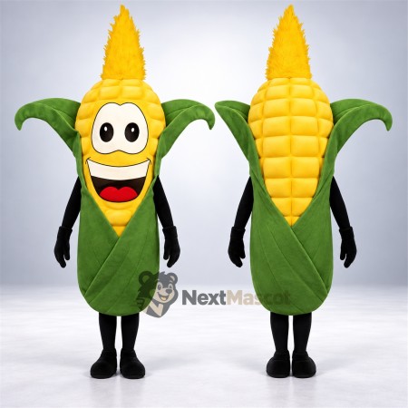 Corn Mascot Costume - Black Arms and Legs for Food Festivals