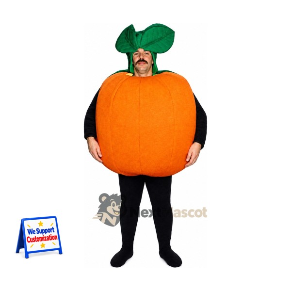 Pumpkin Mascot Costume - Open Face