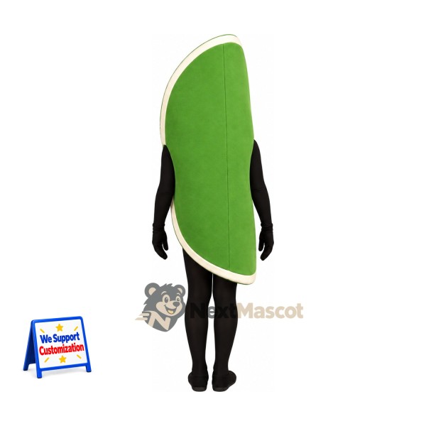 Lime Slice Mascot Costume Lime Slice Mascot Costume