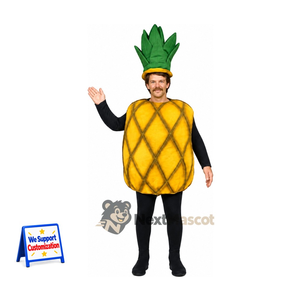 Pineapple Mascot Costume - Open Face Pineapple Mascot Costume - Open Face