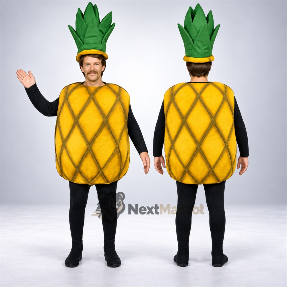 Pineapple Mascot Costume - Open Face Pineapple Mascot Costume - Open Face