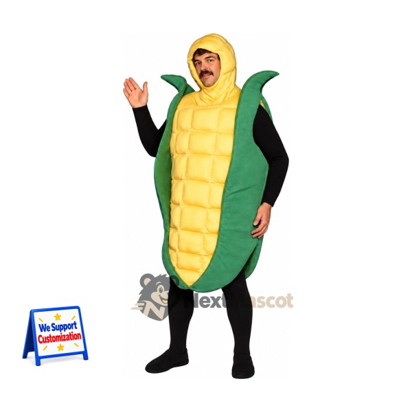 Corn Mascot Costume - Open Face