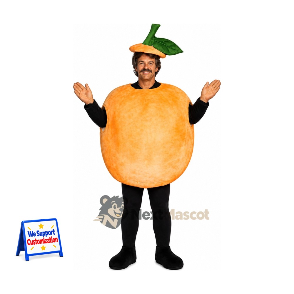 Orange Mascot Costume - Open Face Orange Mascot Costume - Open Face