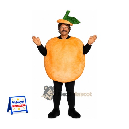 Orange Mascot Costume - Open Face Orange Mascot Costume - Open Face