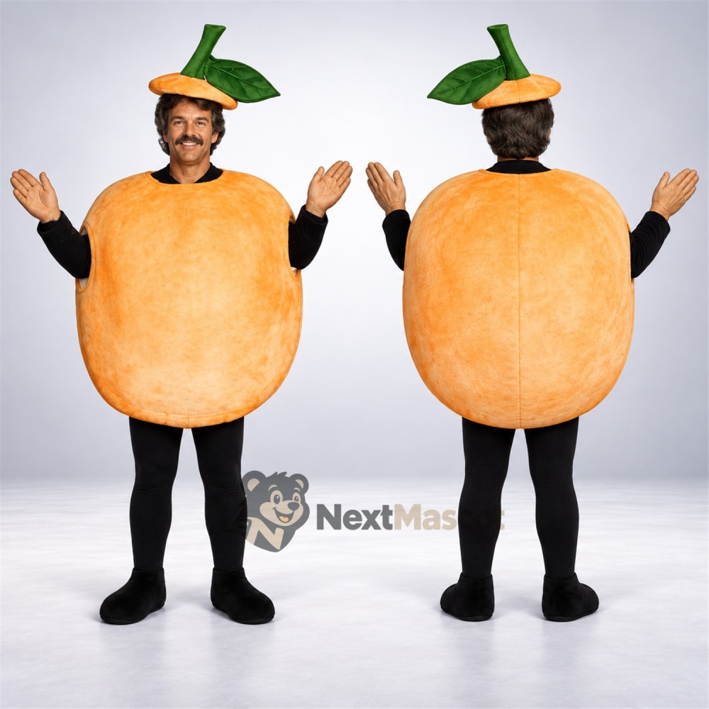 Orange Mascot Costume - Open Face Orange Mascot Costume - Open Face
