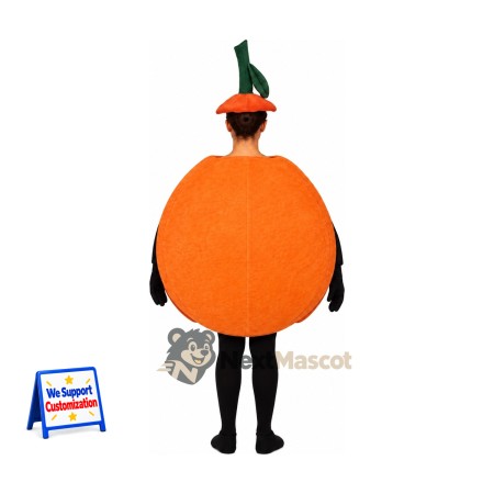 Orange Slice Mascot Costume - Open Face Orange Slice Mascot Costume - Open Face