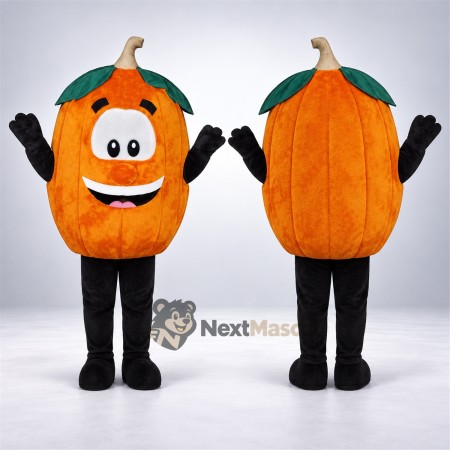 Pumpkin Mascot Costume - Black Arms and Legs Pumpkin Mascot Costume - Black Arms and Legs
