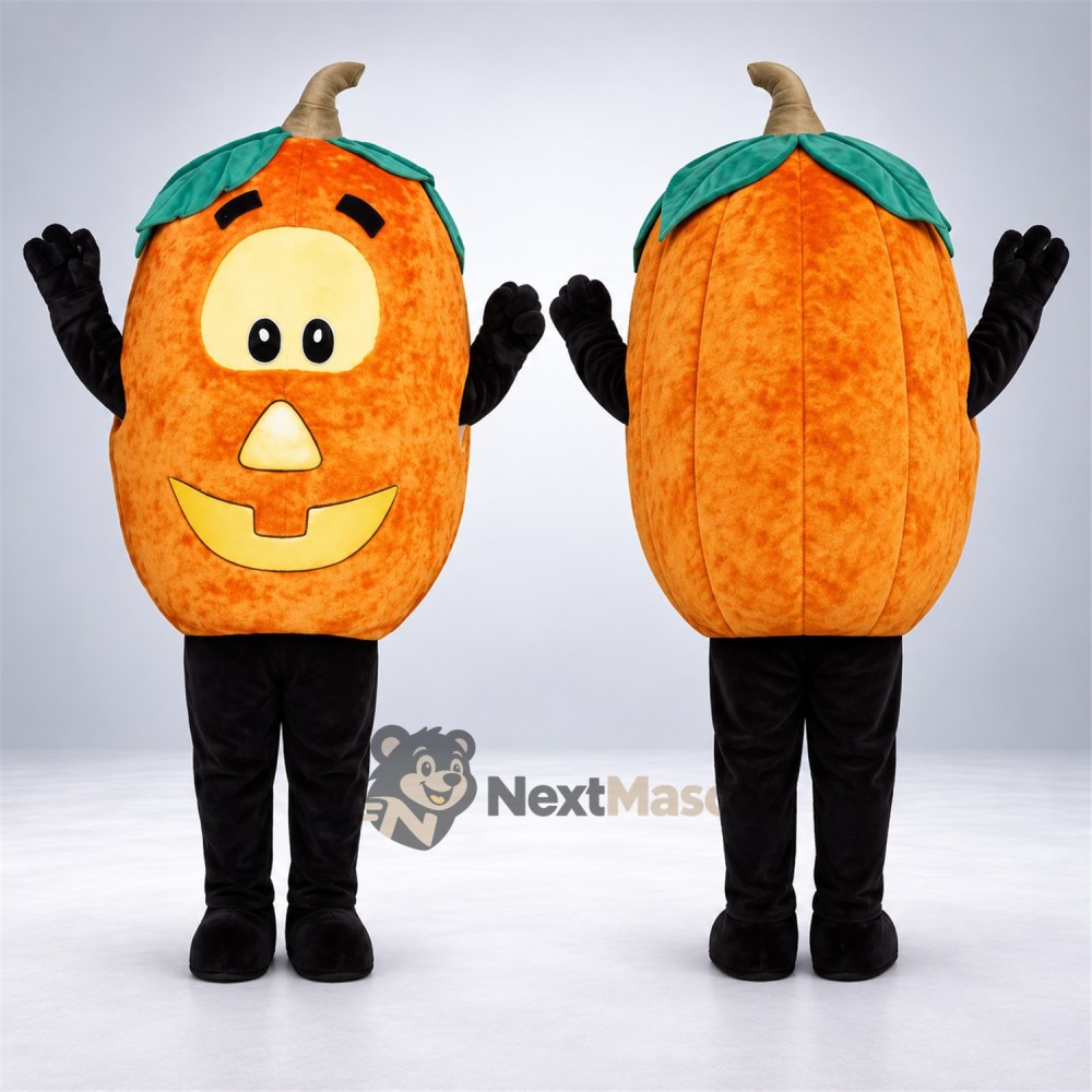 Jack O Lantern Mascot Costume - Black Arms and Legs Jack O Lantern Mascot Costume - Black Arms and Legs