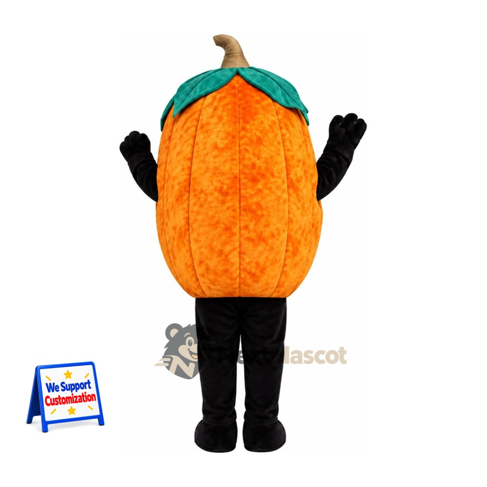 Jack O Lantern Mascot Costume - Black Arms and Legs Jack O Lantern Mascot Costume - Black Arms and Legs