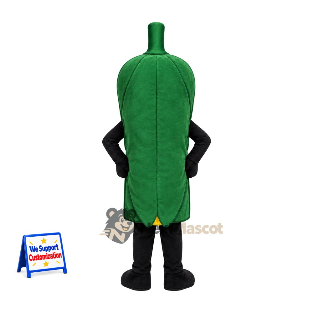 Corn Mascot Costume - Green Husk and Big Smile Corn Mascot Costume - Green Husk and Big Smile
