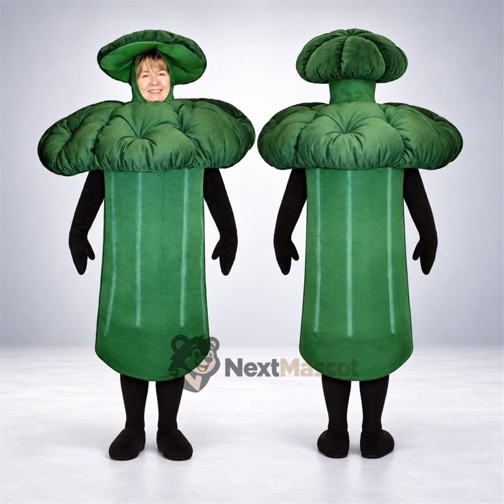 Broccoli Mascot Costume Broccoli Mascot Costume