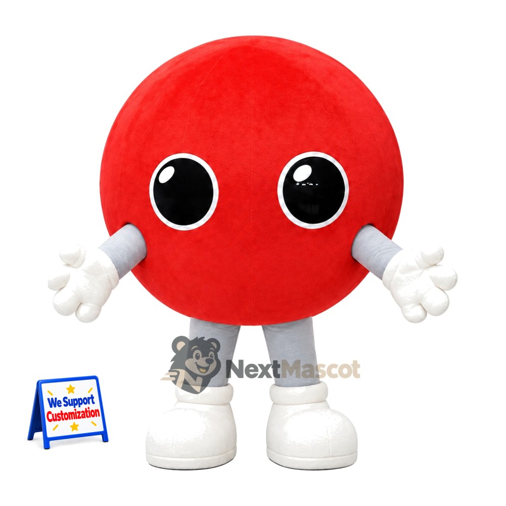 Disc Mascot Costume - Red Disc Mascot Costume - Red