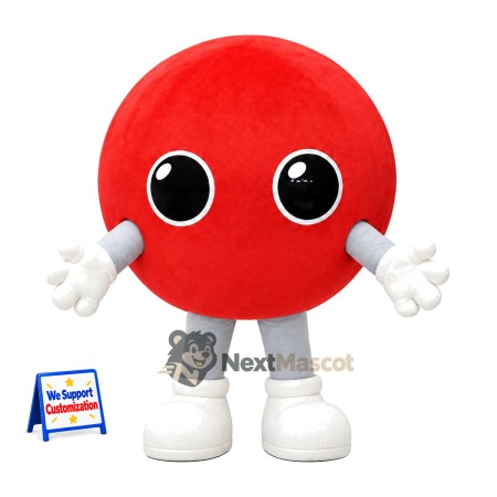Disc Mascot Costume - Red Disc Mascot Costume - Red