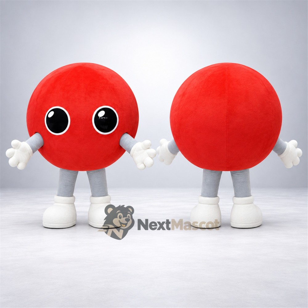 Disc Mascot Costume - Red Disc Mascot Costume - Red