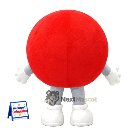 Disc Mascot Costume - Red Disc Mascot Costume - Red