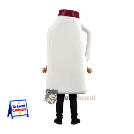 Milk Bottle Mascot Costume for Food Festivals Milk Bottle Mascot Costume for Food Festivals