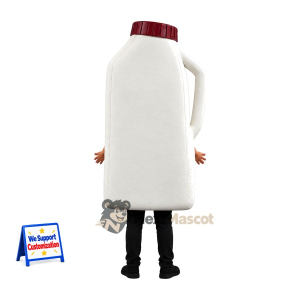 Milk Bottle Mascot Costume for Food Festivals Milk Bottle Mascot Costume for Food Festivals