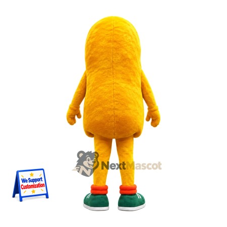 Chicken Nugget Mascot Costume - Green Sneakers Chicken Nugget Mascot Costume - Green Sneakers