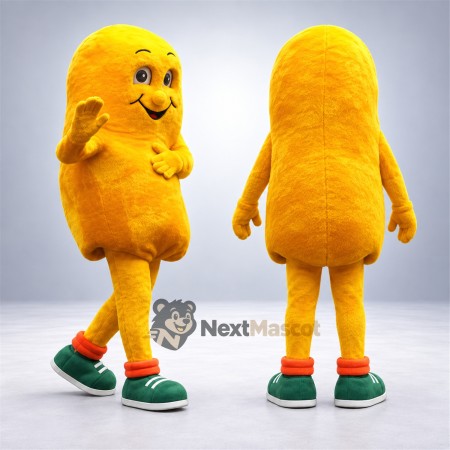Chicken Nugget Mascot Costume - Green Sneakers Chicken Nugget Mascot Costume - Green Sneakers