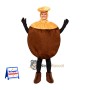 Acorn Mascot Costume for Food Fairs