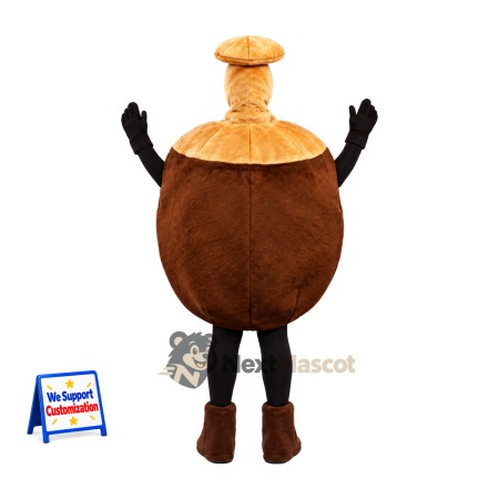 Acorn Mascot Costume for Food Fairs Acorn Mascot Costume for Food Fairs