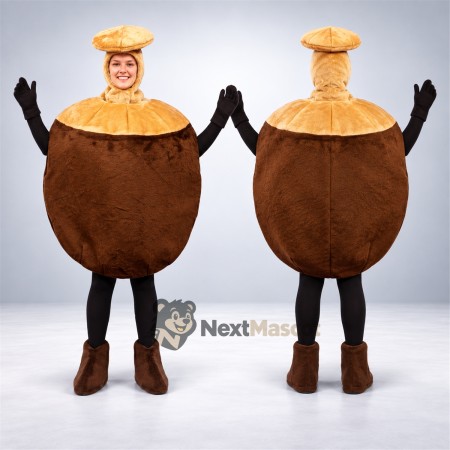 Acorn Mascot Costume for Food Fairs Acorn Mascot Costume for Food Fairs