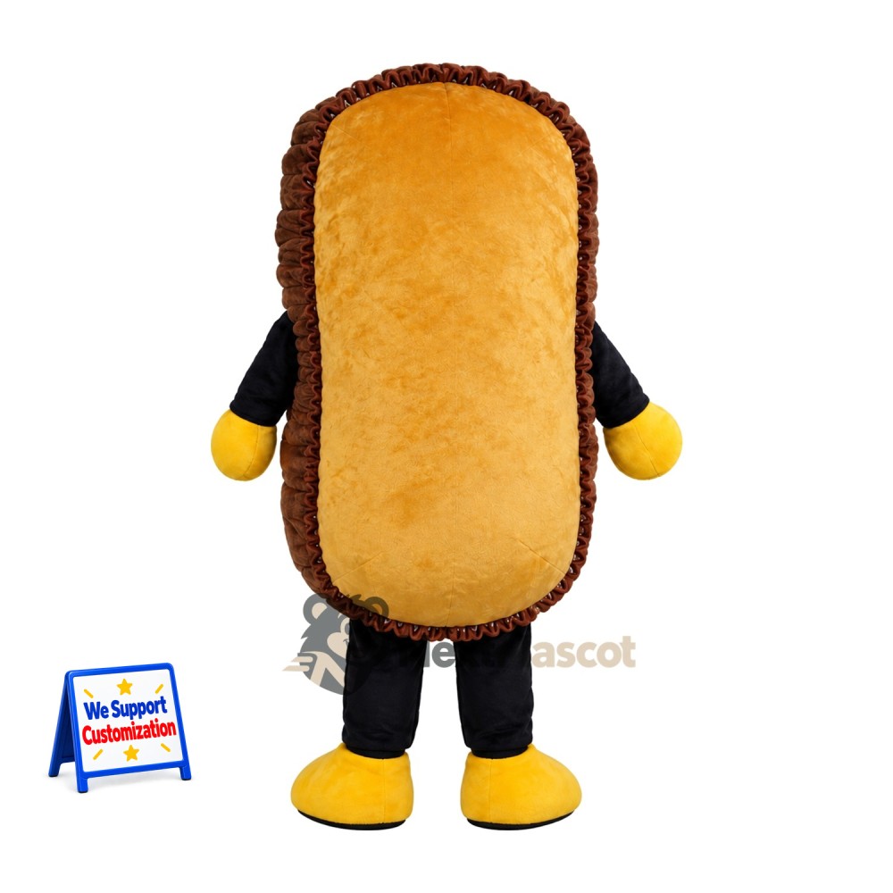 Toast Mascot Costume - Yellow Shoes Toast Mascot Costume - Yellow Shoes