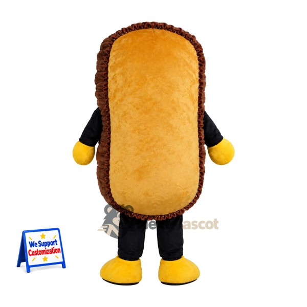 Toast Mascot Costume - Yellow Shoes Toast Mascot Costume - Yellow Shoes