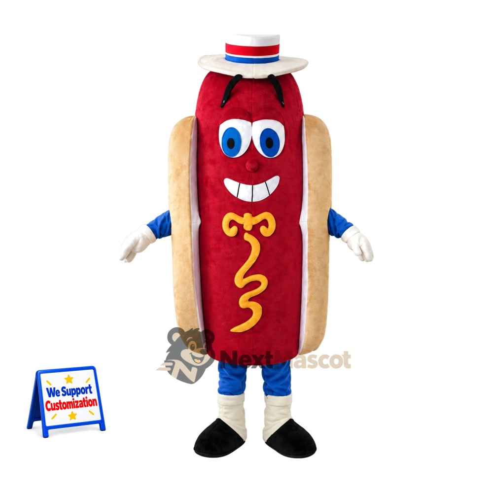 Hot Dog Mascot Costume - Hat