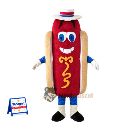 Hot Dog Mascot Costume - Hat
