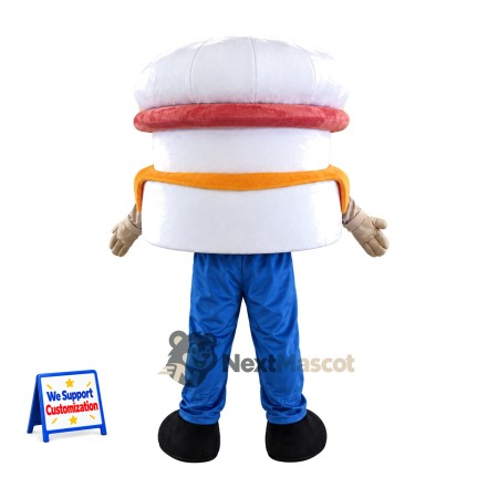 Breakfast Sandwich Mascot Costume Breakfast Sandwich Mascot Costume