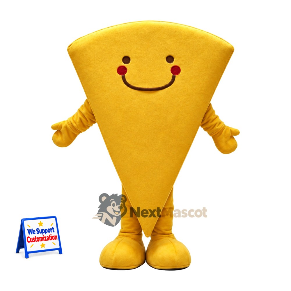 Tortilla Chip Mascot Costume Tortilla Chip Mascot Costume