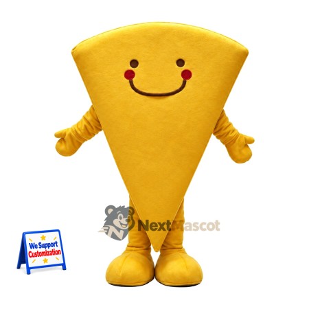Tortilla Chip Mascot Costume Tortilla Chip Mascot Costume
