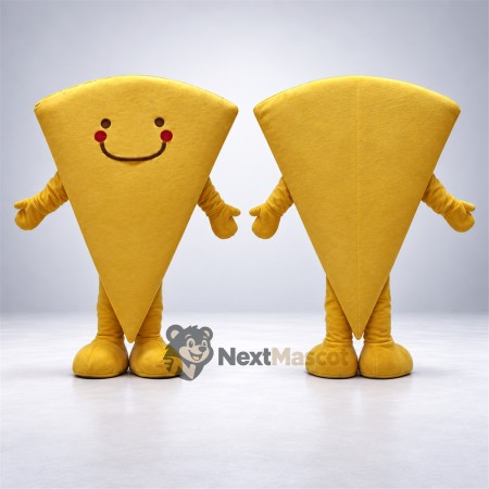 Tortilla Chip Mascot Costume Tortilla Chip Mascot Costume