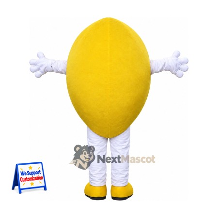 Lemon Mascot Costume - White Pants and Yellow Shoes Lemon Mascot Costume - White Pants and Yellow Shoes