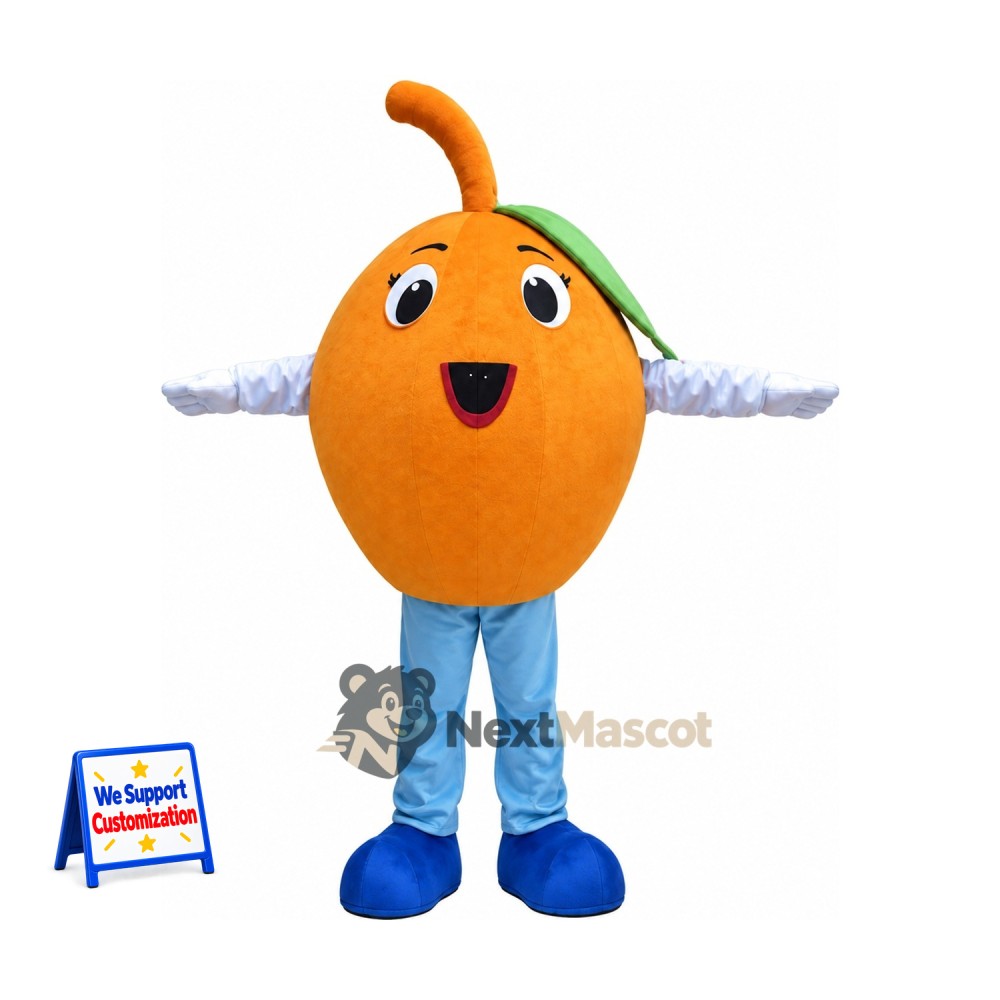 Orange Mascot Costume for Food Festivals Orange Mascot Costume for Food Festivals