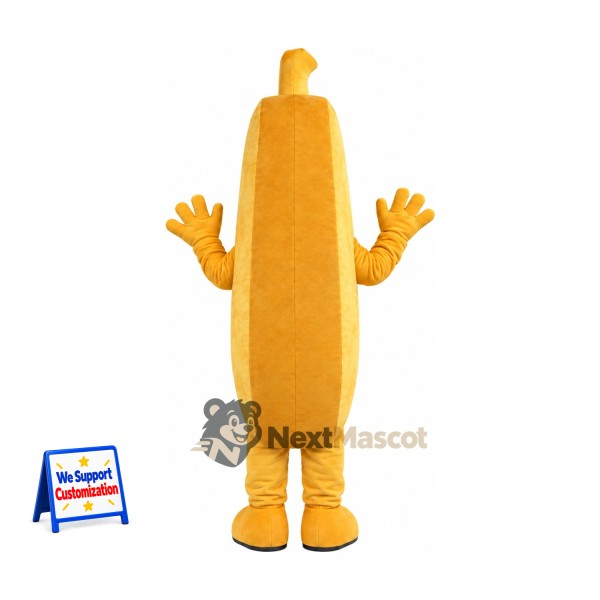 Banana Mascot Costume for Food Fairs Banana Mascot Costume for Food Fairs