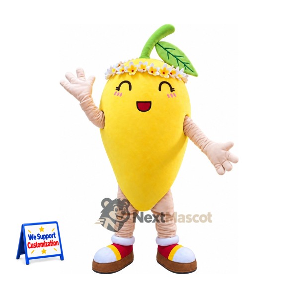 Mango Mascot Costume - Flower Crown