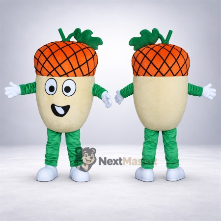 Acorn Mascot Costume - Green Legs and White Shoes Acorn Mascot Costume - Green Legs and White Shoes