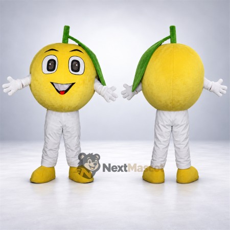 Lemon Mascot Costume - Blue Eyes and White Pants Lemon Mascot Costume - Blue Eyes and White Pants