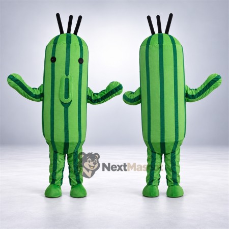 Cactus Mascot Costume - Green Stripes Cactus Mascot Costume - Green Stripes