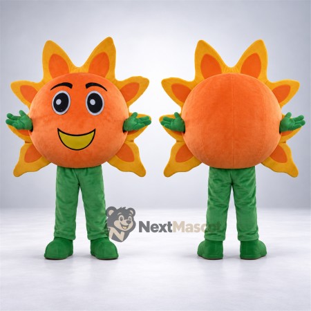 Sunflower Mascot Costume - Green Legs Sunflower Mascot Costume - Green Legs