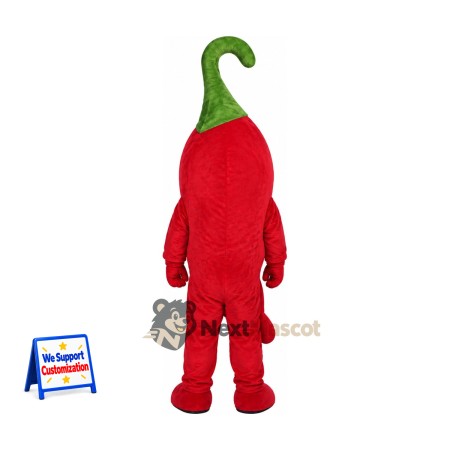 Chili Pepper Mascot Costume - Glasses Chili Pepper Mascot Costume - Glasses