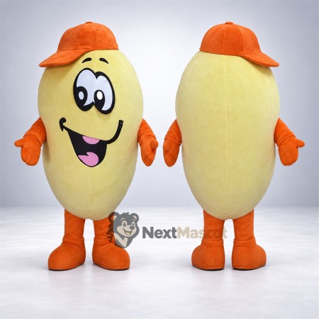 Potato Mascot Costume - Orange Hat Potato Mascot Costume - Orange Hat