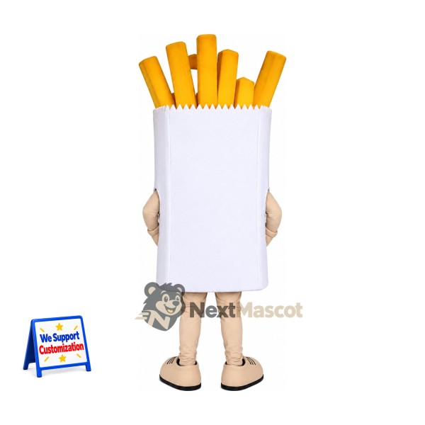 French Fries Mascot Costume - White Carton French Fries Mascot Costume - White Carton
