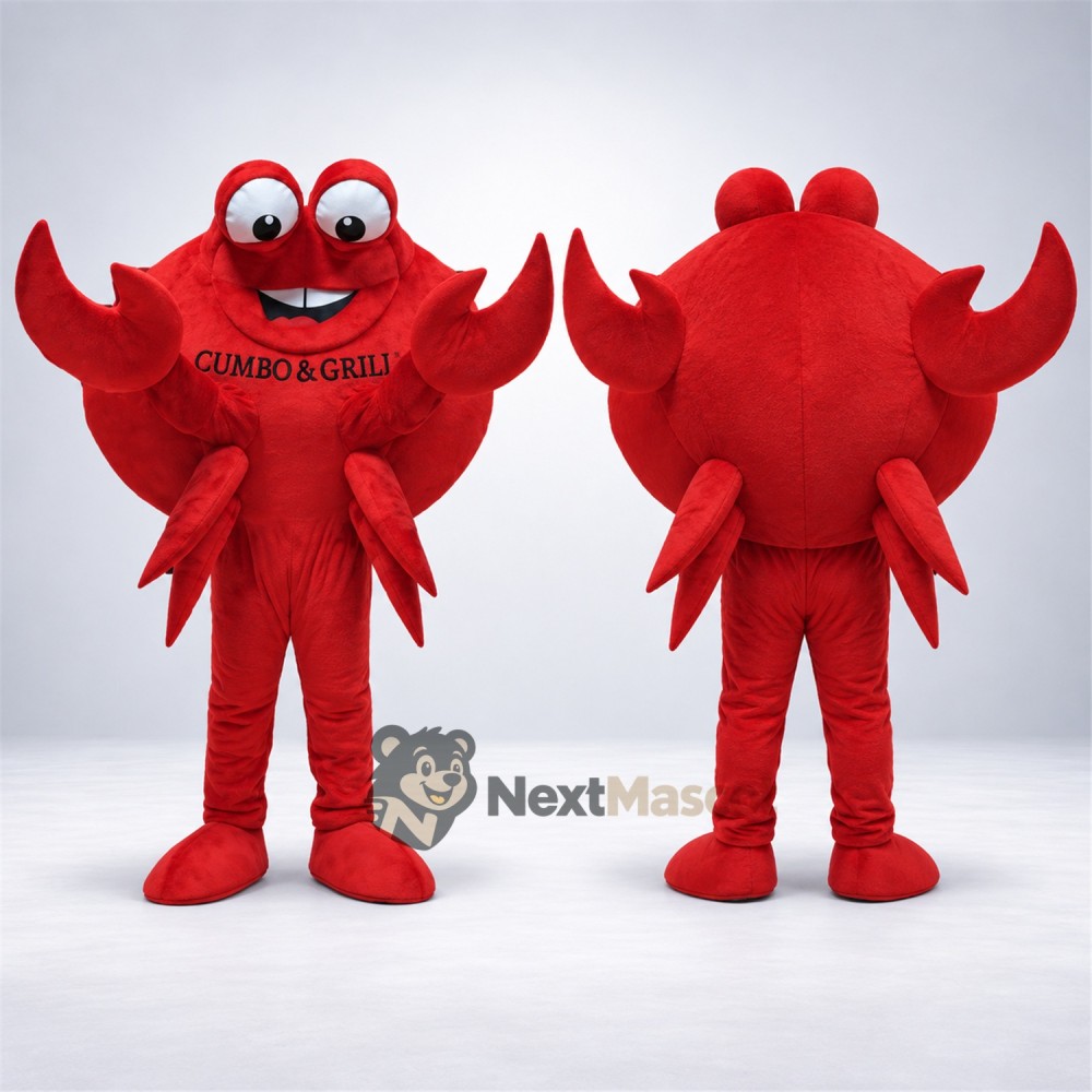 Lobster Mascot Costume - Red, Large Claws