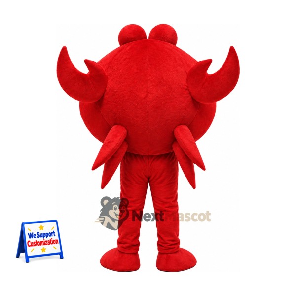 Lobster Mascot Costume - Red, Large Claws Lobster Mascot Costume - Red, Large Claws