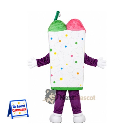 Dental Paste Cup Mascot Costume Dental Paste Cup Mascot Costume