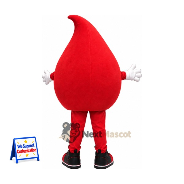 Blood Drop Mascot Costume - Sunglasses