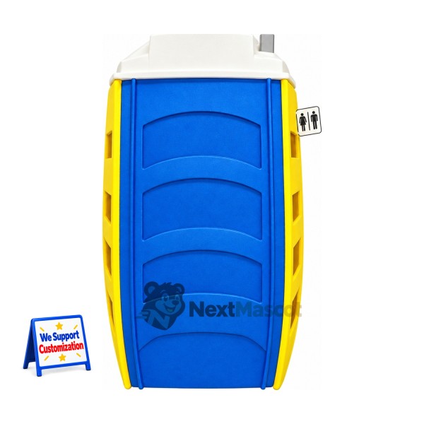 Portable Toilet Mascot Costume Portable Toilet Mascot Costume